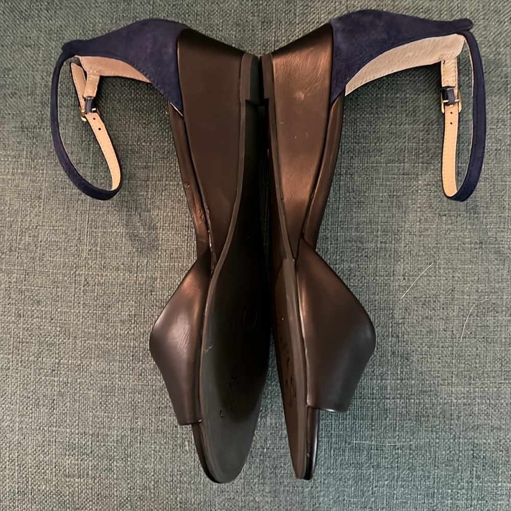 Seychelles Black and Blue Heeled Sandals - Picture 3 of 7